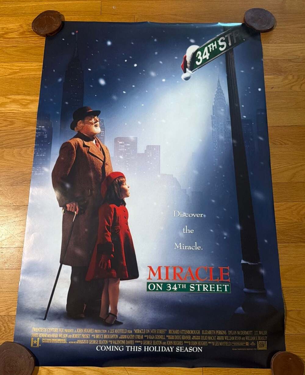 Miracle on 34th Street 1994 Original One Sheet Movie Poster
